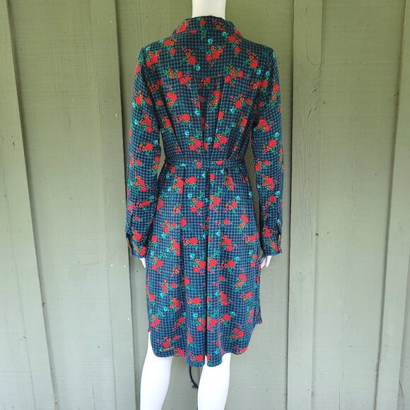 MATILDA JANE Fa La La Shirt Dress Medium Adjustable sleeves - Picture 6 of 7